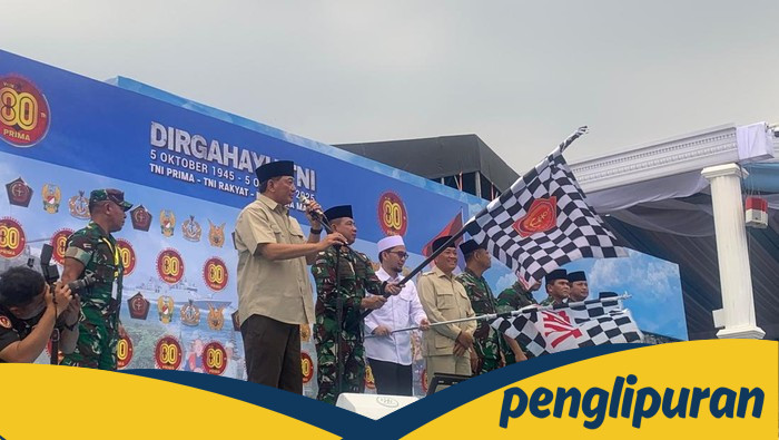 Panglima Pimpin Kirab Rakyat di Monas, TNI Siap Perjuangkan Keutuhan Negara di HUT ke-80!