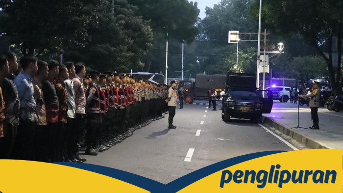 Polisi Kerahkan 1.587 Personel Siagakan HUT Ke-80 TNI di Monas, Tanpa Senjata Api