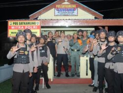 Kapolres Meranti Berbagi Ronda dengan Warga, Perkuat Keamanan Lingkungan