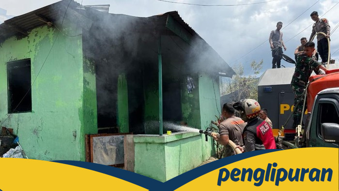 Polri dan TNI Bersatu Padamkan Api di Kompleks Kodam Lama Jayapura: Kebakaran Meneror Warga Numbay