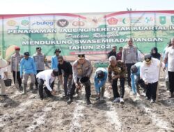 Kapolda Riau Gagas Inovasi Pertanian, Tanam Jagung Serentak di 456,56 Hektare