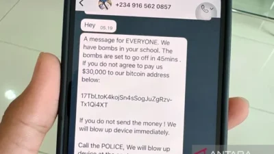 Modus Teror 3 Sekolah Internasional: Kecerdasan Kriminal Minta Tebusan Kripto Via +234