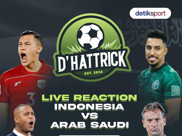 [Ramaikan! d'Hattrick Live Reaction: Indonesia vs Arab Saudi, Pertarungan untuk Kehormatan Asia!](https://www.dhattrick.com/live-reaction-indonesia-arab-saudi)