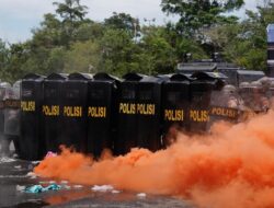 “Polres Bengkalis Tanggap, Simulasi Pengamanan Unras Antisipasi Anarkisme”