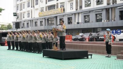 Kapolres Metro Jakbar Pimpin Apel Siaga Kamtibmas: Jaga Warga, Jaga Amanah, Bantulah Polisi Jaga Kemananmu!