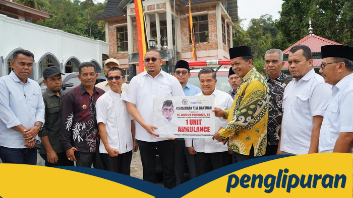 Andre Rosiade Soroti Kebutuhan Darurat, Serahkan Ambulans ke Masjid Raya Palembayan Tangah Agam!