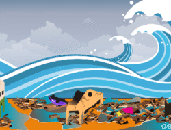 Tsunami Minor Menerjang 7 Wilayah Sulut, Guncangan Gempa Filipina M 7,4成震源！