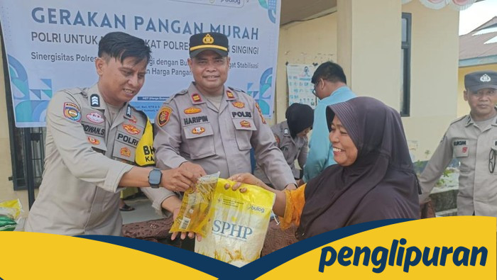 Polres Kuansing Gandeng Pemkab, Pasar Murah Cerenti Jadi Solusi Ketahanan Ekonomi Warga