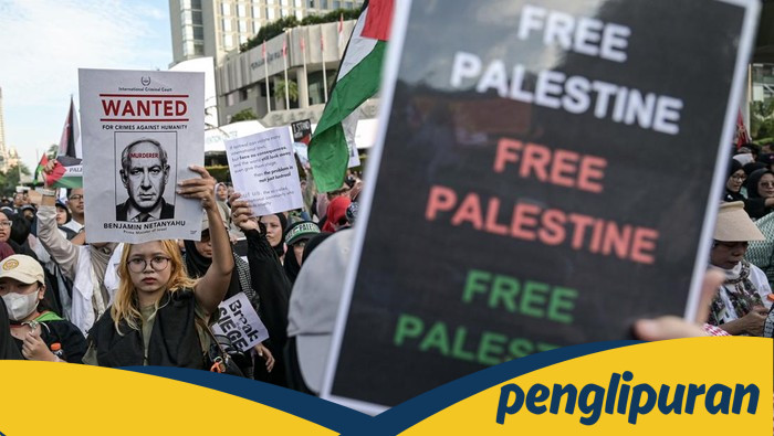 Aksi Bela Palestina di Patung Kuda, Jl Medan Merdeka Barat-Selatan Ditutup, Pemicu Perhatian Publik