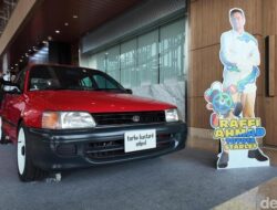 **Toyota Starlet Raffi Ahmad Kinclong Lagi! Tampangnya Mirip Starlet Belgia**