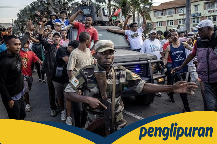[Tentara Gabung Pendemo, Presiden Madagaskar Klaim Upaya Kudeta Sedang Terjadi]