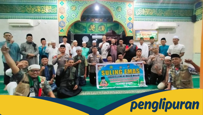 Polres Meranti Ciptakan 'Suling Emas' untuk Jaga Kamtibmas di Masjid ke Masjid