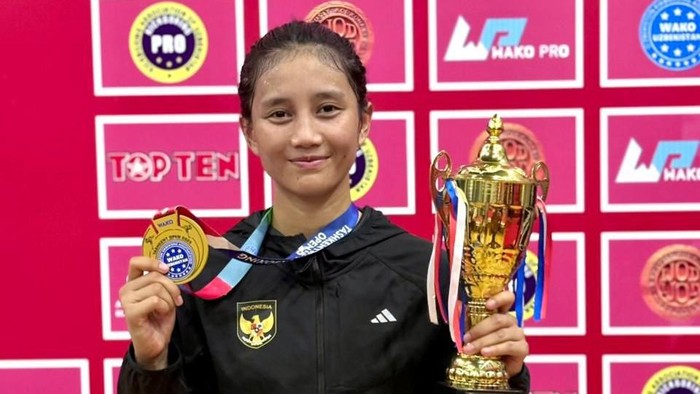Bripda Aprilia Eka: Dari Pangkalan Polisi ke Atas Podium Emas di Uzbekistan!