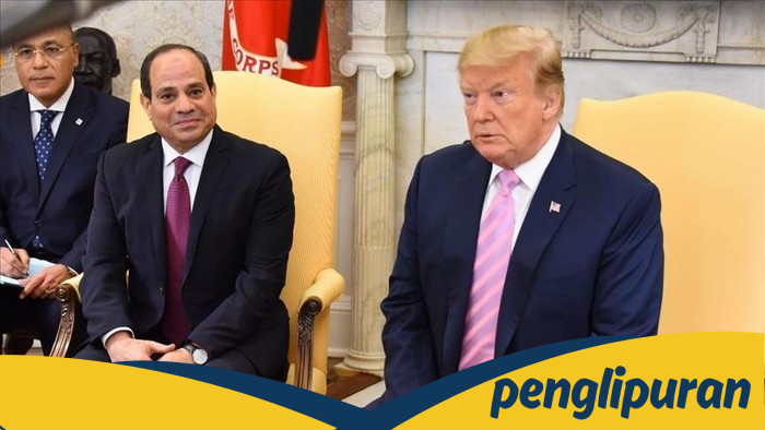 Trump Datangi Mesir, Siap Tarik Benang Perdamaian Gaza