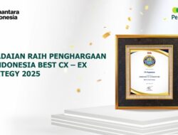 “Pegadaian Meraih Gelar Emas di Indonesia Best CX-EX Strategy Award 2025”