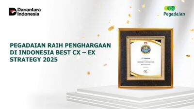 “Pegadaian Meraih Gelar Emas di Indonesia Best CX-EX Strategy Award 2025”