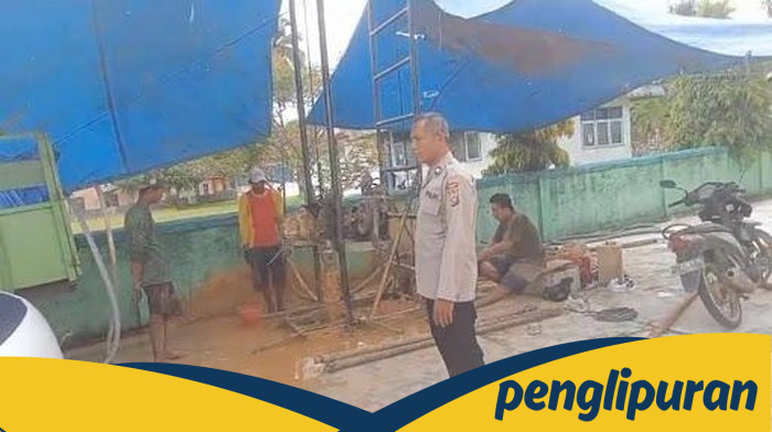 Aiptu Syamsul: 3 Sumur Bor, Mimpi Air Bersih Warga Muna Terwujud