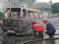 Angkot Terbakar Saat Tunggu Penumpang di Halte Stasiun Bogor, Sopir Terluka – Update 1