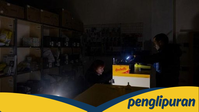 **Ukraina Padamkan Listrik Nasional Bergilir Sebagai Langkah Darurat Tengah Serangan Rusia**