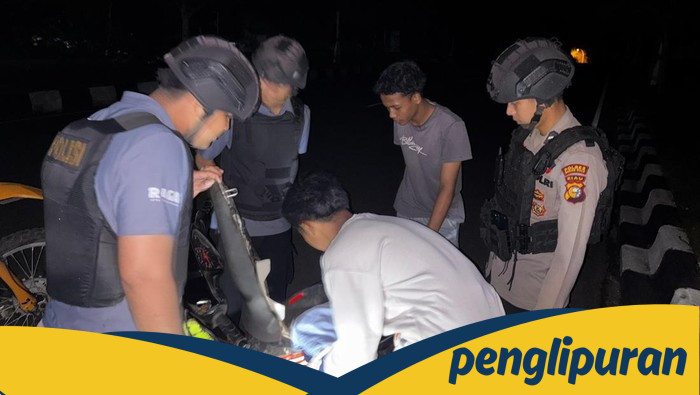 **Tim RAGA Polres Rohul Gelar Patroli Malam, Situasi Tetap Aman dan Kondusif**