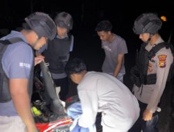 **Tim RAGA Polres Rohul Gelar Patroli Malam, Situasi Tetap Aman dan Kondusif**