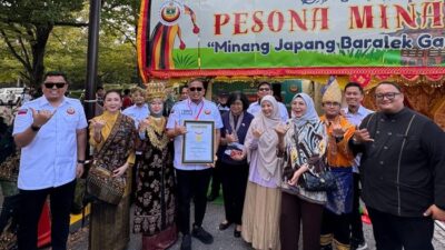 Natasha Rizki Ajak Dunia Nikmati Rendang di Tokyo, Pecahkan Rekor MURI