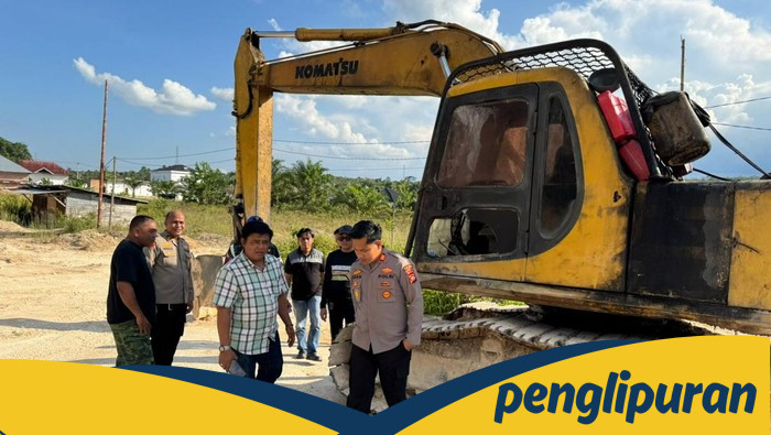 Polres Kampar dan TNI Tangkap Operator Tambang Ilegal Galian C