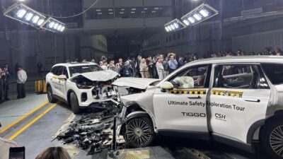 “Chery Tiggo 9: Buktikan Ketangguhan, 2 Unit Tabrakan Langsung!”