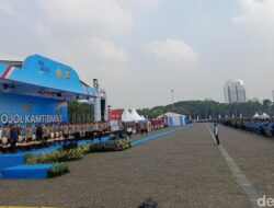 Kapolri Pimpin Apel Ojol di Monas, Ajak Jaga Jakarta dari Ancaman Kriminalitas