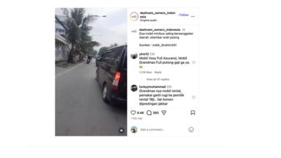 Duh! Tak Ada yang Ngalah, Voxy vs Gran Max Saling Senggol di Jalan: Konfrontasi Menegangkan di Jelambar