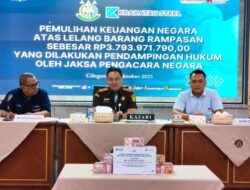 **Tanah Rampasan Korupsi Laku Dilelang, Jaksa Cilegon Kembalikan Rp3,7 M ke Negara**