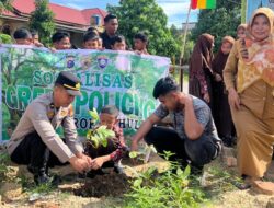 Gerakan Green Policing Polres Rohul Tanam Pohon di 27 Sekolah – Update 1