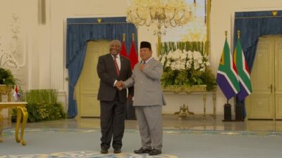 Prabowo Bersilaturahim dengan Presiden Afsel Ramaphosa: Perdamaian Internasional di Istana