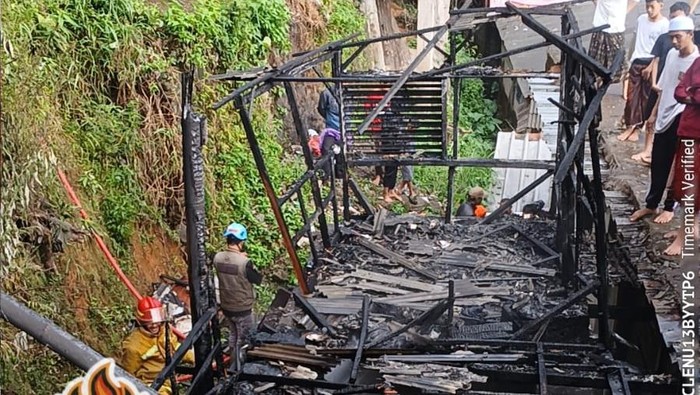 Kebakaran Menerjang Dapur Warga di Bogor, Tabung Gas Bocor sebagai Penyebab