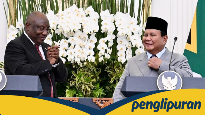 **Presiden Afsel Pujisikan Jamuan Prabowo di Istana, Mantapkan KTT G20**