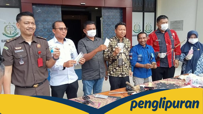 **Kejari Lebak Musnahkan Barang Bukti 57 Kasus, Narkoba Merajai Perkara**