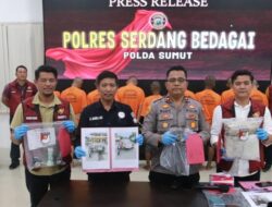 Polisi Tangkap 9 Maling Mesin Senilai Rp 150 Juta di Sergai, Diamankan untuk Proses Hukum