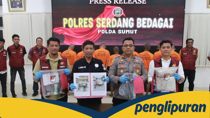 Polisi Tangkap 9 Maling Mesin Senilai Rp 150 Juta di Sergai, Diamankan untuk Proses Hukum