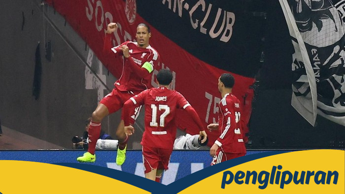 **Efek Kilat 'Rapat' Dadakan Van Dijk: Liverpool Bangkit melawan Frankfurt**