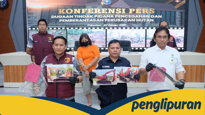 Polda Riau Bersihkan Hutan Bengkalis dari Penjahat Lahan, Tangkap Tersangka!