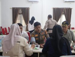 Polres Pelalawan Gelar Donor Darah di HUT Humas Polri Ke-74 – Update 1