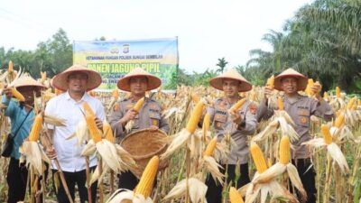 Polres Dumai Raih 1 Ton Jagung Pipil, Solidarkan Ketahanan Pangan Nasional!