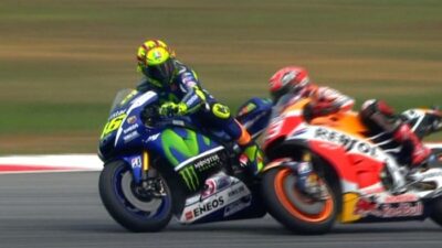 10 Tahun Sepang Clash: MotoGP Rilis Video Insiden Panas Rossi vs Marquez di Malaysia