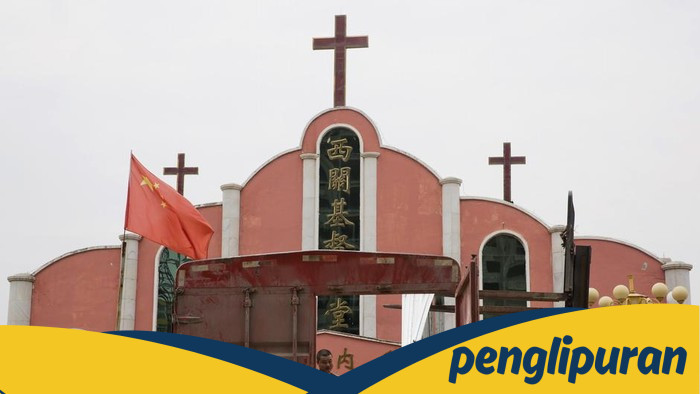 Puluhan Pendeta Ditahan, Gereja Tanpa Izin Terancam Hancur di China