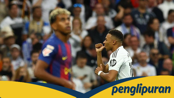 Real Madrid Vs Barcelona: Los Blancos Gagalkan Impian Barcelona di Babak Pertama!