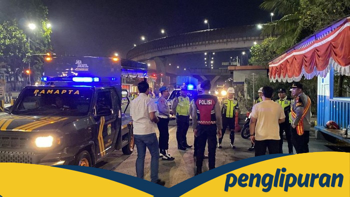 Polres Tanjung Priok Sisir Jalanan, Cegah Kriminalitas di Terminal