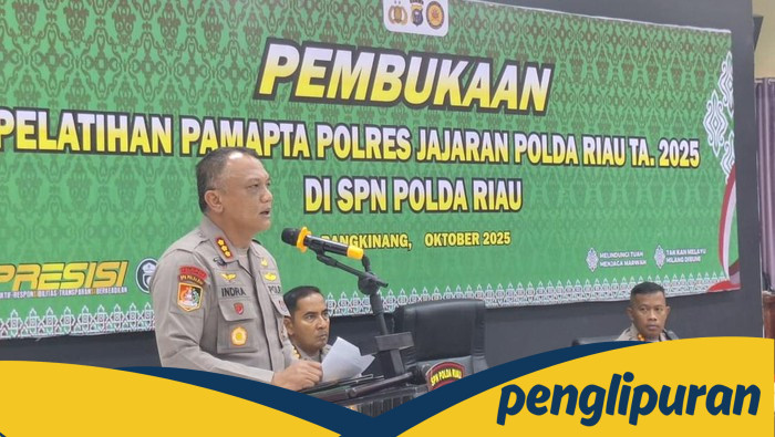 [Polda Riau Latih Pamapta, Garda Terdepan Pelayanan Polri]