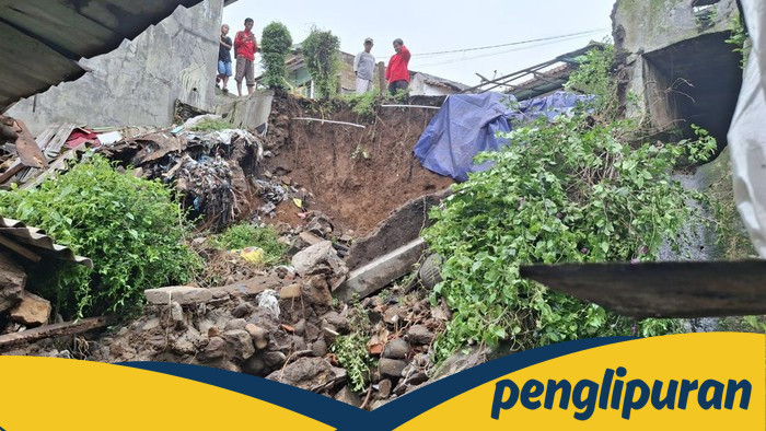10 Meter Tebing Longsor, Warga Bondongan Bogor dalam Ancaman Kematian!