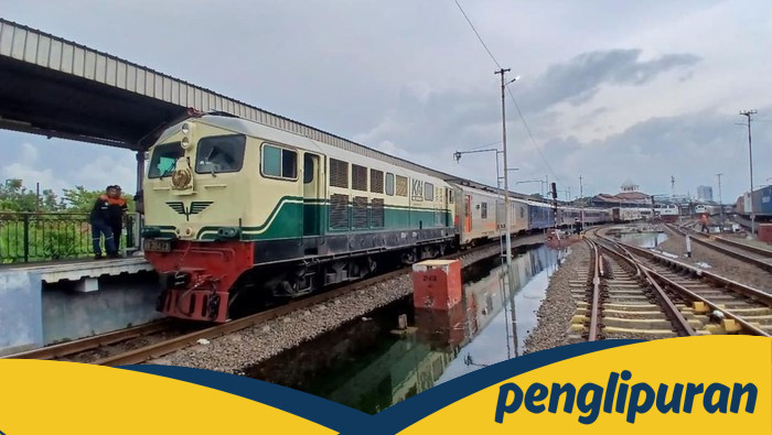 16 Rute Kereta Api Diputar Imbas Genangan di Semarang, Ribuan Penumpang Terdampak
