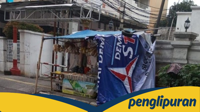Jalur Tuna Netra di Grogol Diserobot Warung, Pemprov Bakal Tertibkan - Update 1